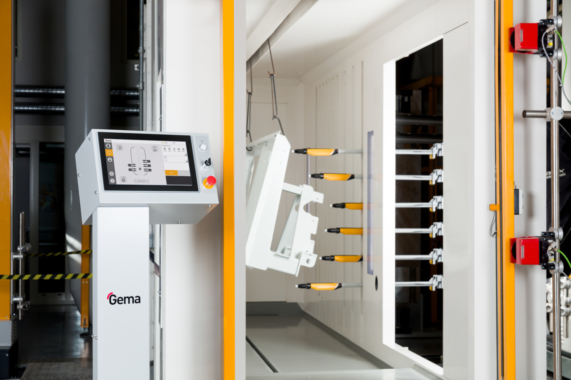 Кабіна MagicCompact з системою розпізнавання контуру вироба  на базі CM40 